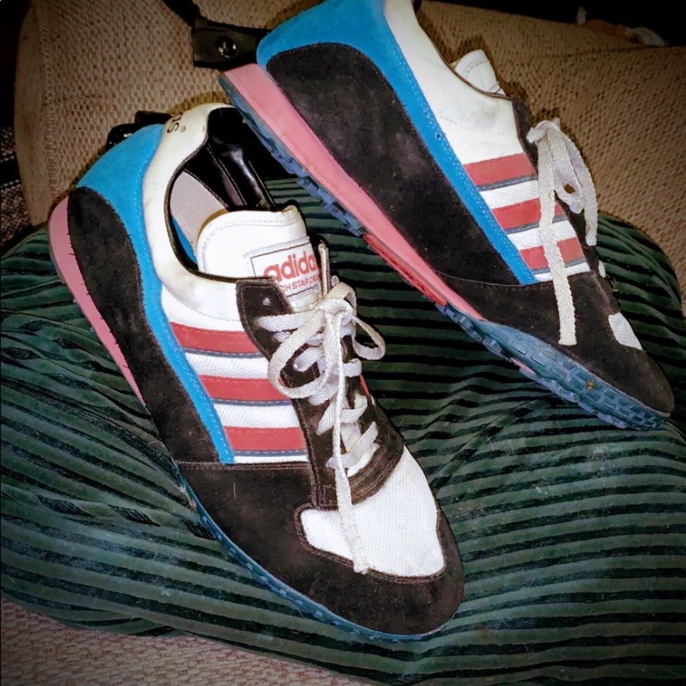 Vintage Adidas late 70’s track cleats w/cleats key